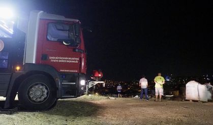 İzmir'de otluk alanda çıkan yangın söndürüldü