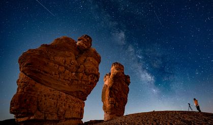 Perseid meteor yağmuru görüntülendi