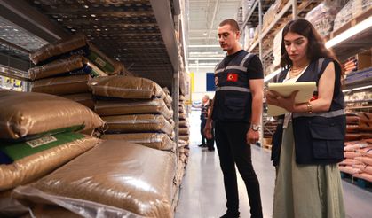 Ticaret Bakanlığı ekipleri Mersin'de marketleri denetledi