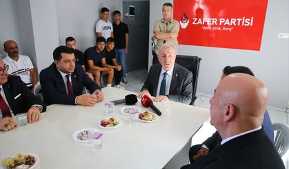 Zafer Partisi Genel Başkanı Özdağ, Adana'da temaslarda bulundu