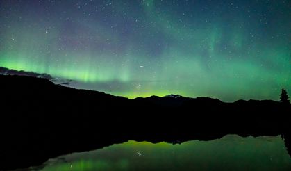 Matanuska Vadisi'nde ''Kuzey Işıkları'' hızlandırılmış çekim yöntemiyle görüntülendi