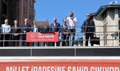CHP Genel Başkanı Özel, partisinin Rize mitinginde konuştu:
