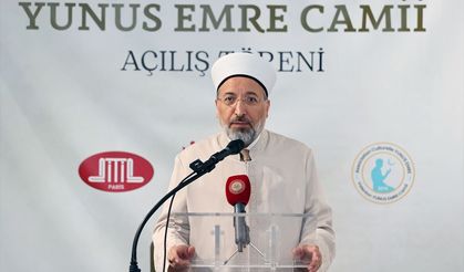 Diyanet İşleri Başkanı Arpaguş, Paris'te Valenton Yunus Emre Camisi ve Kültür Merkezi'nin açılışına katıldı: