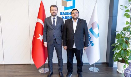 Gazeteci-Yazar Özcan’dan BİK Genel Müdürü Çay’a hayırlı olsun ziyareti