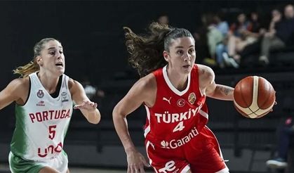 A Milli Kadın Basketbol Takımı, hazırlık maçında Portekiz'i 63-51 yendi