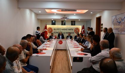 MHP Genel Başkan Yardımcısı Topsakal, Havza ve Vezirköprü ilçe başkanlıklarını ziyaret etti