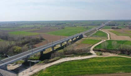 Halkalı-Kapıkule Hızlı Tren Hattı'nın Çerkezköy-Kapıkule kesimi 9 Ekim'de hizmete açılacak