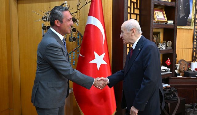 MHP Genel Başkanı Bahçeli, Ali Koç ile görüştü