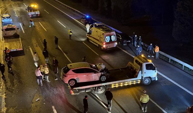 Ümraniye'de trafik kazası 2 yaralı