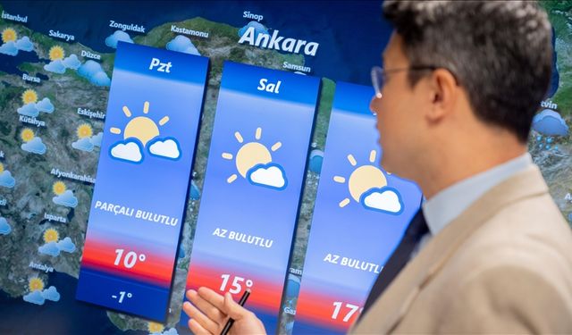 Hava sıcaklıkları  artmaya başlayacak