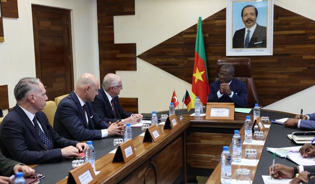 Kamerun Başbakanı Ngute, Milli Savunma Bakanı Güler'i kabul etti