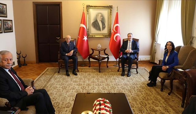 MHP Genel Başkanı Bahçeli, DEM Parti heyetiyle görüştü