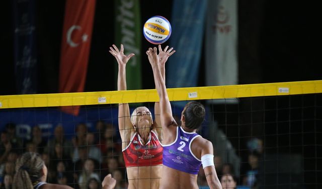 Uluslararası Plaj Voleybolu Türkiye Serisi'nin Aydın etabı sona erdi