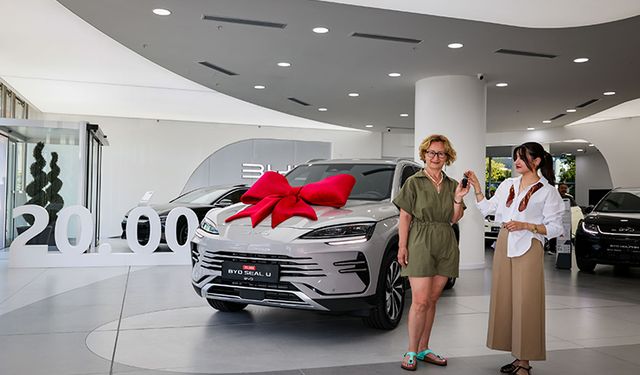BYD, Türkiye’de 20 bininci SEAL U’yu teslim etti