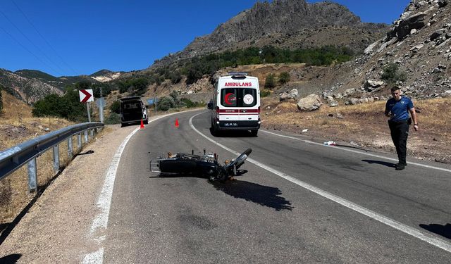 Giresun'da motosiklet kazasında sürücü hayatını kaybetti