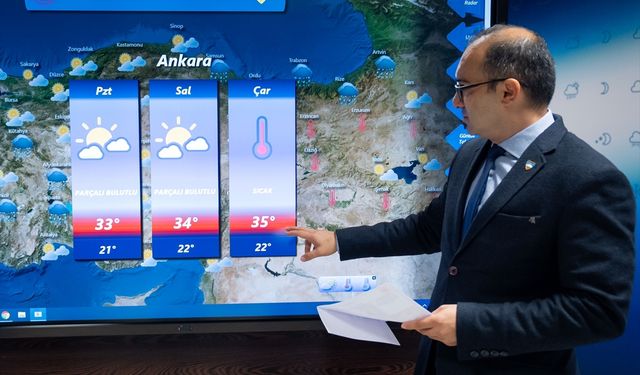 Sıcaklık bu hafta da mevsim normallerinin üzerinde seyredecek