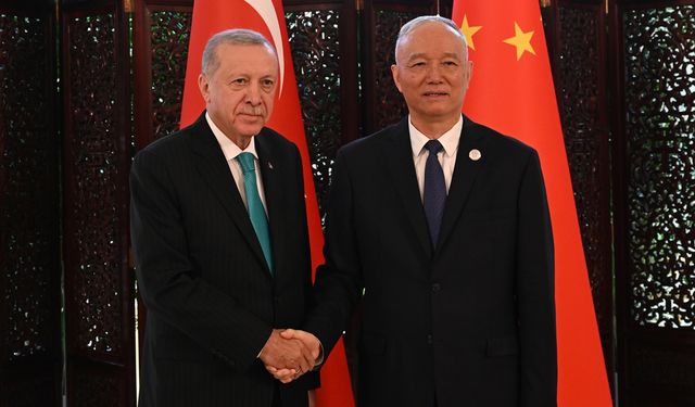 Cumhurbaşkanı Erdoğan, Çin Komünist Partisi Merkez Komitesi Birinci Sekreteri Say ile görüştü: