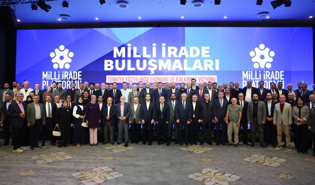 Cumhurbaşkanı Yardımcısı Yılmaz 'Milli İrade Buluşmaları' programında konuştu: