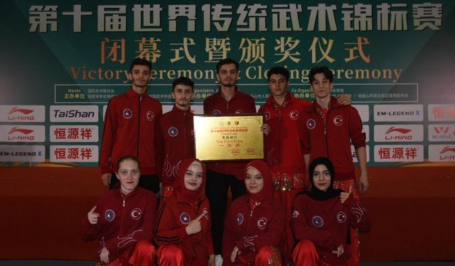Milli Kung Fu Takımı, Çin'de dünya şampiyonu oldu