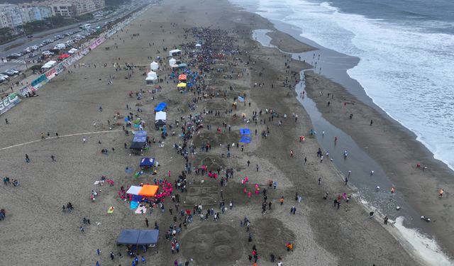 San Francisco'da 43. geleneksel kumdan kale yarışması yoğun ilgi gördü