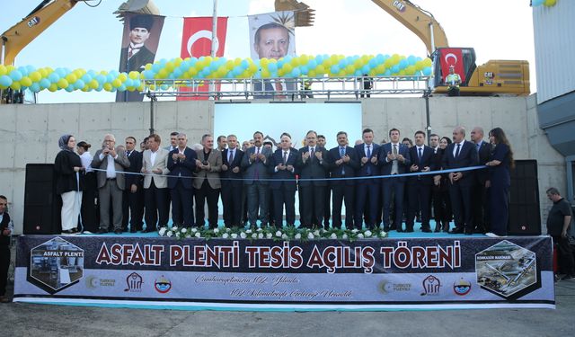 Siirt'te Asfalt Plenti ve Konkasör Tesisleri'nin açılışı gerçekleştirildi