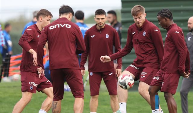 Trabzonspor, Galatasaray maçının hazırlıklarını sürdürdü