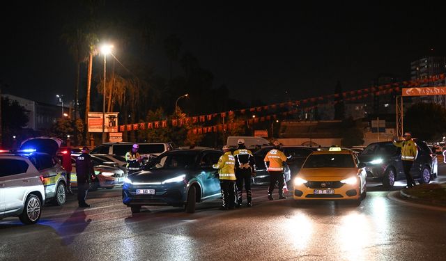 Adana'da trafik denetimi yapıldı