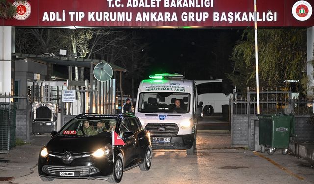 Ankara'da düşen uçakta hayatını kaybeden Libya heyetine ait cenazelerin adli tıptaki işlemleri tamamlandı