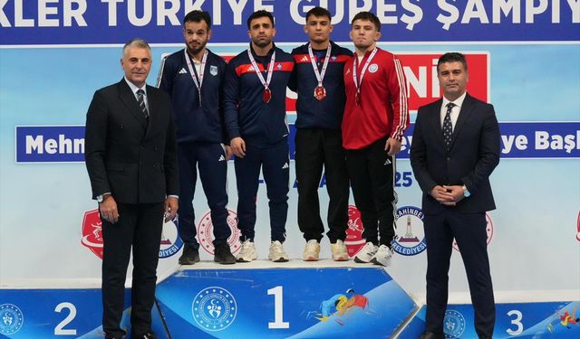 Türkiye Güreş Şampiyonası'nda 4. gün karşılaşmaları tamamlandı