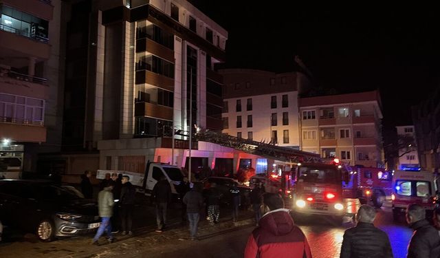 Bursa'da bir otelde çıkan yangında 8 kişi dumandan etkilendi