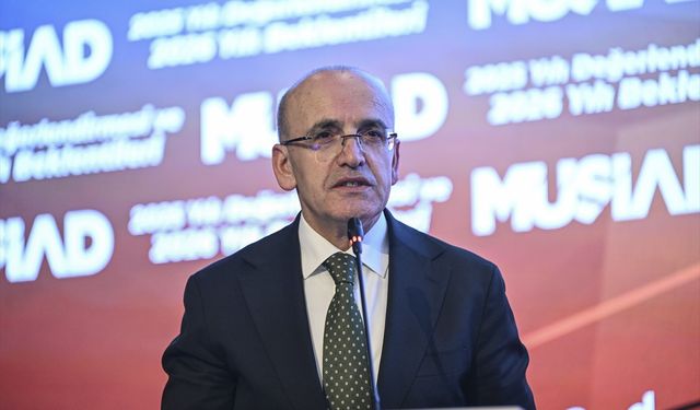 Hazine ve Maliye Bakanı Şimşek, MÜSİAD toplantısında konuştu: