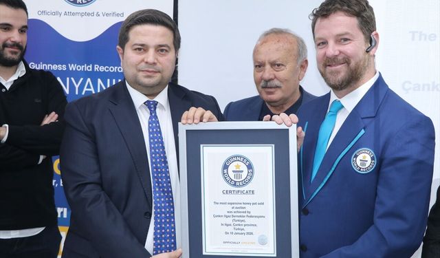 Ilgaz'da satılan bal dünyanın en pahalı balı olarak Guinness Rekorlar Kitabı'na girdi