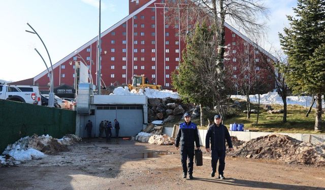 Kartepe Kayak Merkezi'nde ruhsatı iptal edilen otel mühürlendi