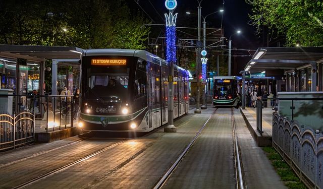 Kocaeli'deki Akçaray Tramvay Hattı 2025'te 19 milyon 33 bin 565 yolcu taşıdı