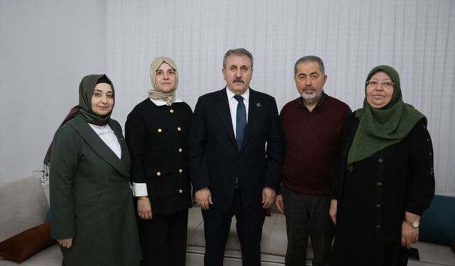 BBP Genel Başkanı Destici, şehit Mehmet Uygun'un ailesiyle iftar yaptı