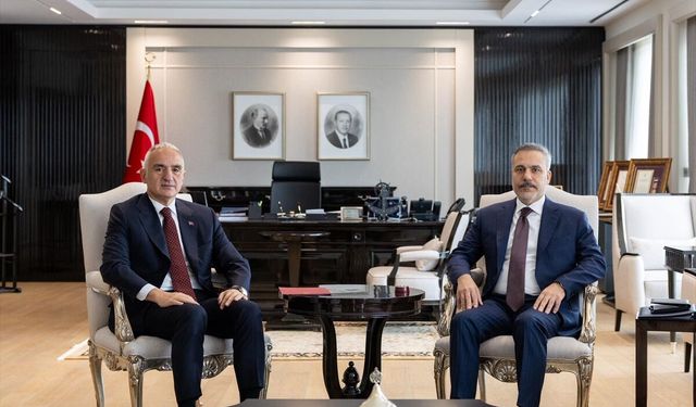 Dışişleri Bakanı Fidan, Kültür ve Turizm Bakanı Ersoy ile görüştü