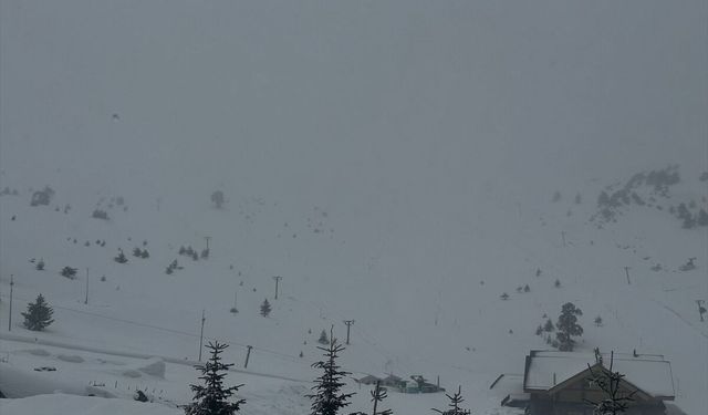 Bolu'nun yüksek kesimlerinde kar yağışı etkili oluyor