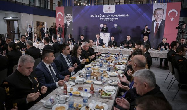 İçişleri Bakanı Çiftçi, Sahil Güvenlik Komutanlığı İftar Programı'nda konuştu: