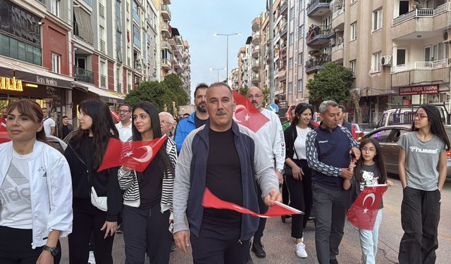 Aydın'da fener alayı düzenlendi