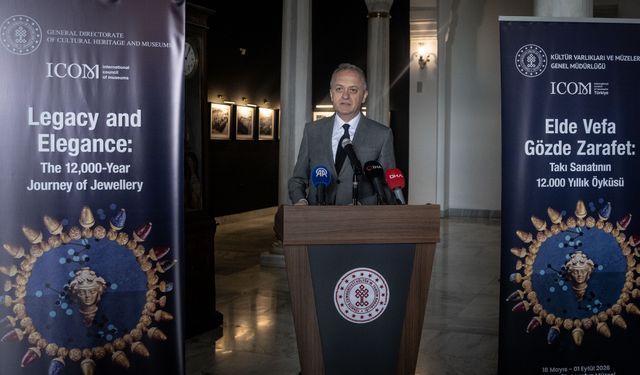 Başkentte 'Elde Vefa Gözde Zarafet: Takı Sanatının 12000 Yıllık Öyküsü' sergisi açıldı