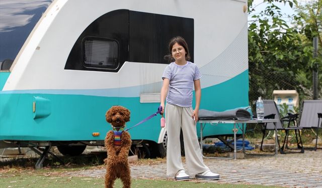 Karavan tutkunlarının bayram tatili rotası Antalya oldu