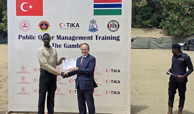 TİKA'dan Gambiya polisine toplumsal olaylara müdahale eğitimi