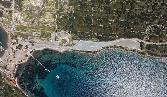 Bakan Ersoy'dan Knidos Ören Yeri'nde yürütülen çalışmalara ilişkin paylaşım: