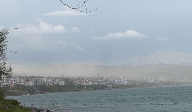 Bitlis'te toz taşınımı ve rüzgar etkili oldu