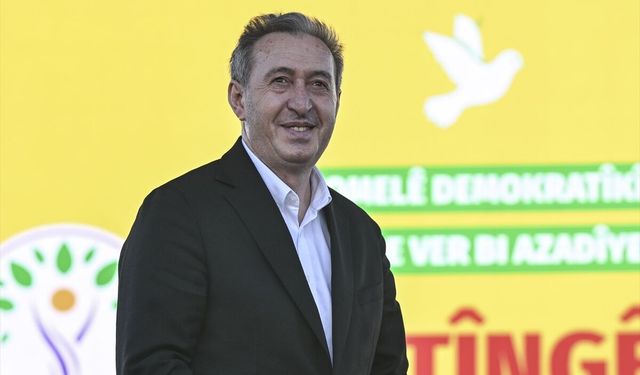 DEM Parti Eş Genel Başkanı Bakırhan, Bağcılar'da 'Özgürlük Mitingi'ne katıldı