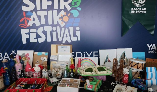 Sıfır Atık Festivali'nde Bağcılar Belediyesinin standı yoğun ilgi gördü