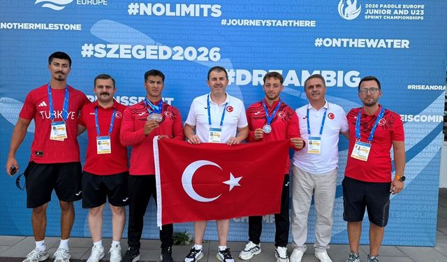 Milliler, Avrupa Gençler ve 23 Yaş Altı Durgunsu Kano Sprint Şampiyonası'nı 4 madalyayla tamamladı