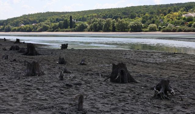 Rusya'nın Belgorod kentinde İHA saldırısı sonrası nehir ve baraj suları çekildi