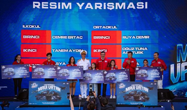 TEKNOFEST Mavi Vatan kapsamındaki yarışmalarda ödüller sahiplerini buldu