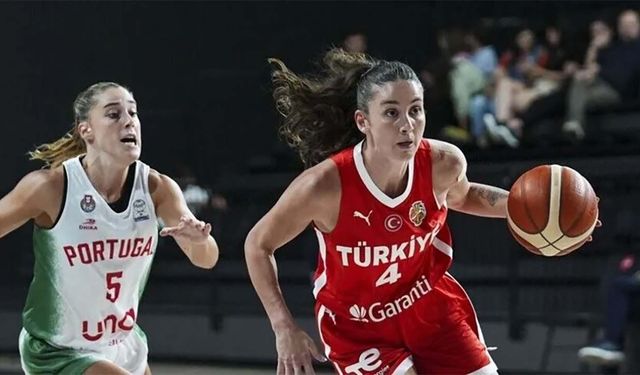 A Milli Kadın Basketbol Takımı, hazırlık maçında Portekiz'i 63-51 yendi